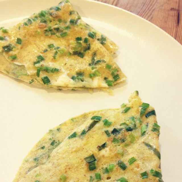 韭菜鸡蛋煎饼