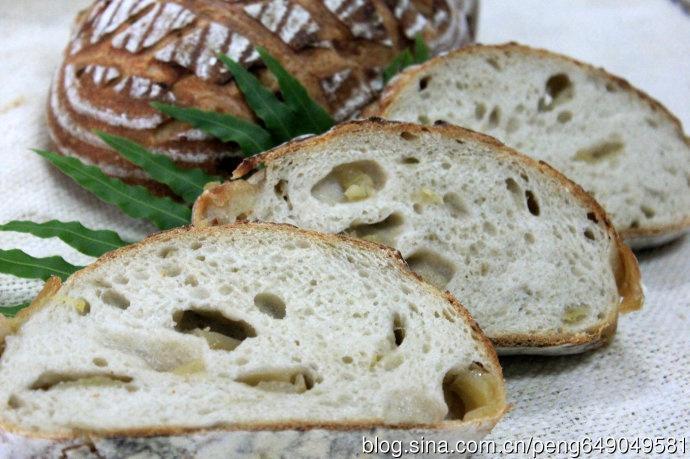 苹果酵母面包的做法