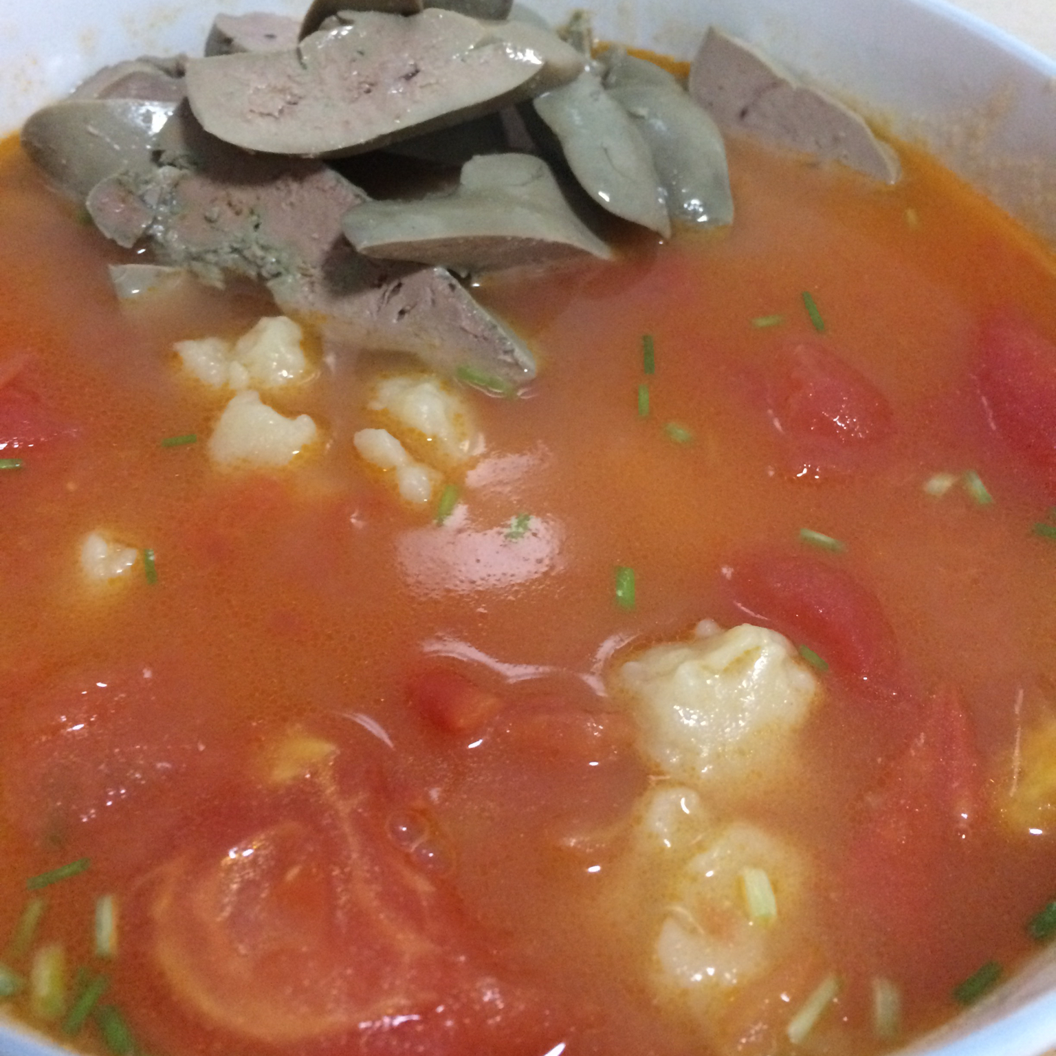 番茄鸡蛋疙瘩面