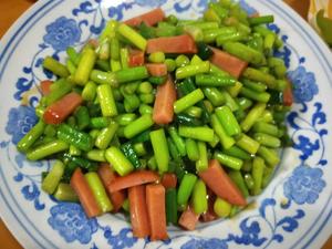 妈妈的味道备忘录：家常蚝油蒜苔的多种搭配的做法 步骤5