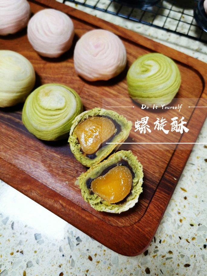 螺旋酥.蛋黄酥.-个人的技巧