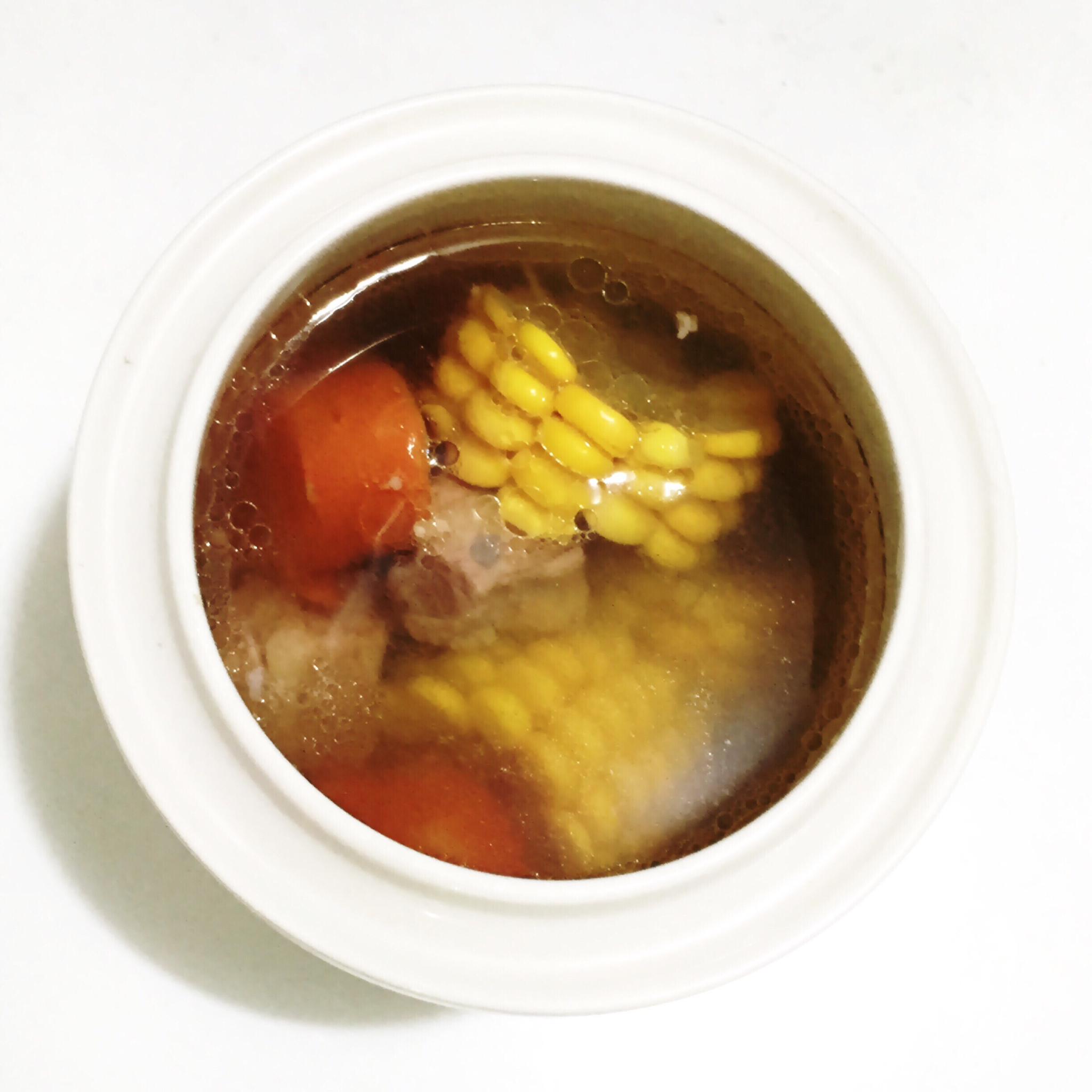 排骨玉米胡萝卜汤