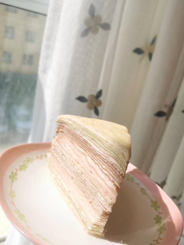 彩虹千层蛋糕🌈