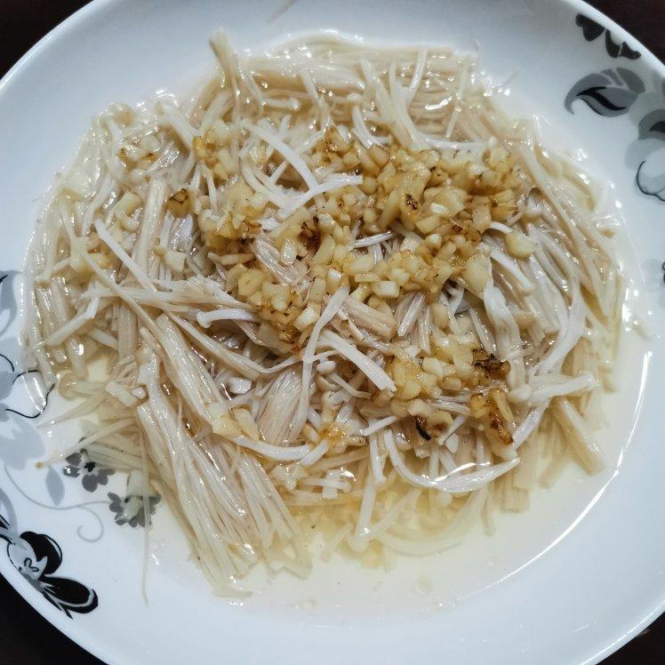 蒜蓉蒸金针菇