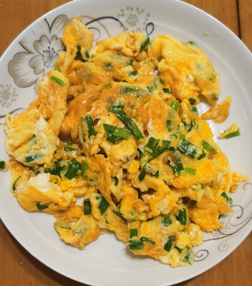 葱炒鸡蛋的做法