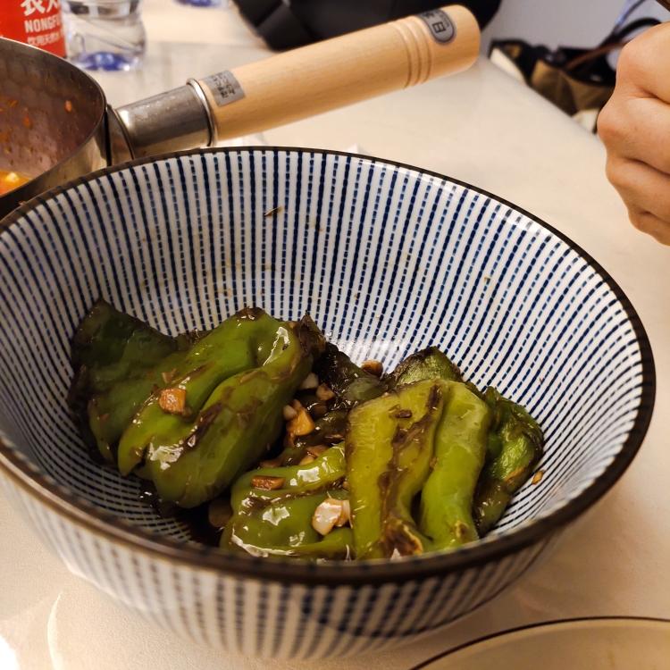 老爸的醋溜虎皮青椒