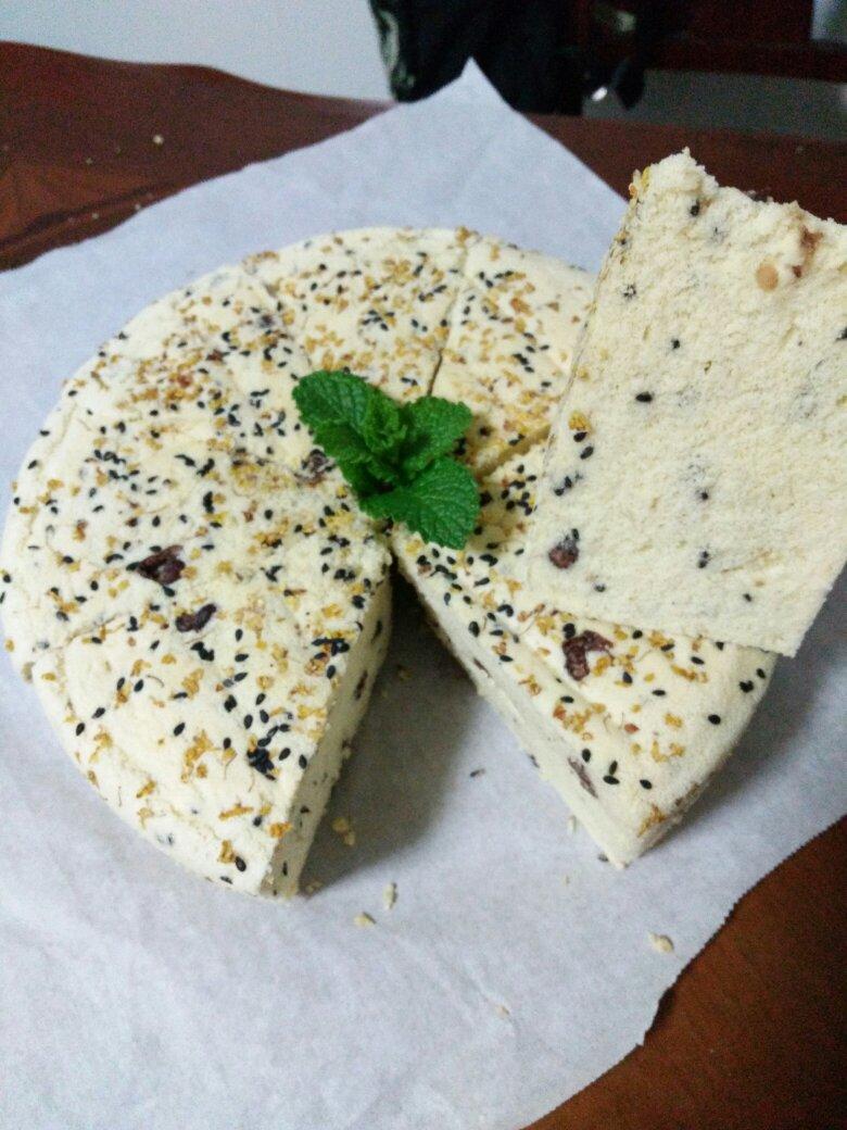 金洺羽做的大米蛋糕