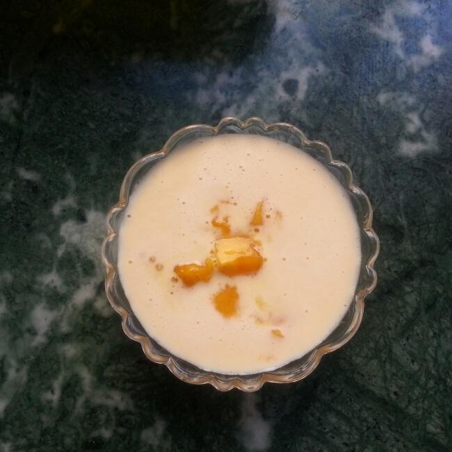 芒果牛奶西米露的做法