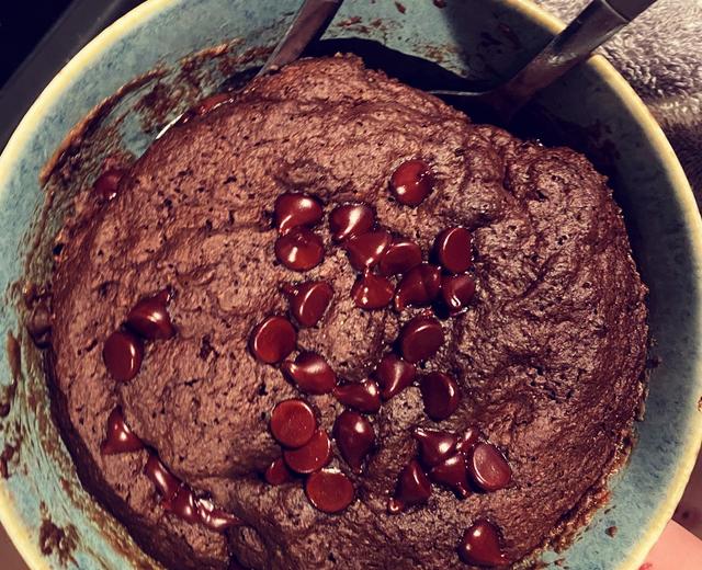 2分钟 微波炉版 巧克力蛋糕