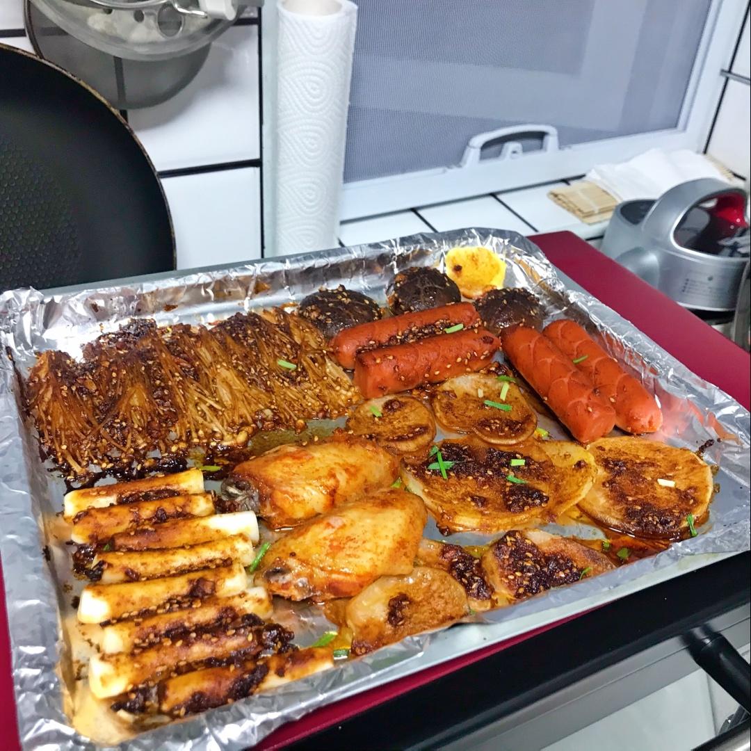 家庭自制烧烤❗️比烧烤摊好吃百倍😋秘制酱料