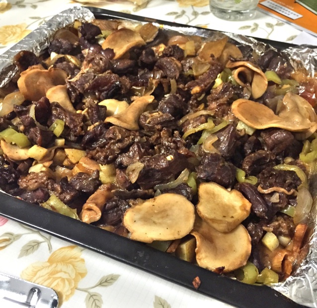 土豆洋葱烤牛肉