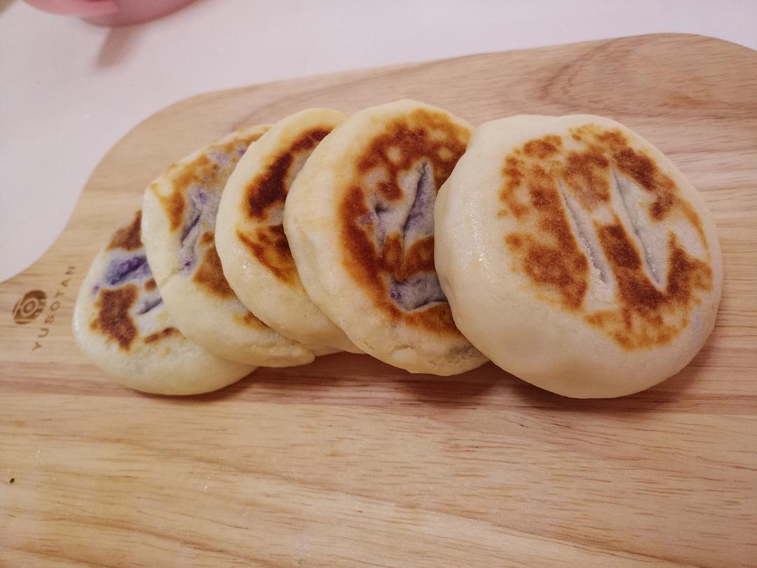 山药紫薯饼宝宝辅食的做法