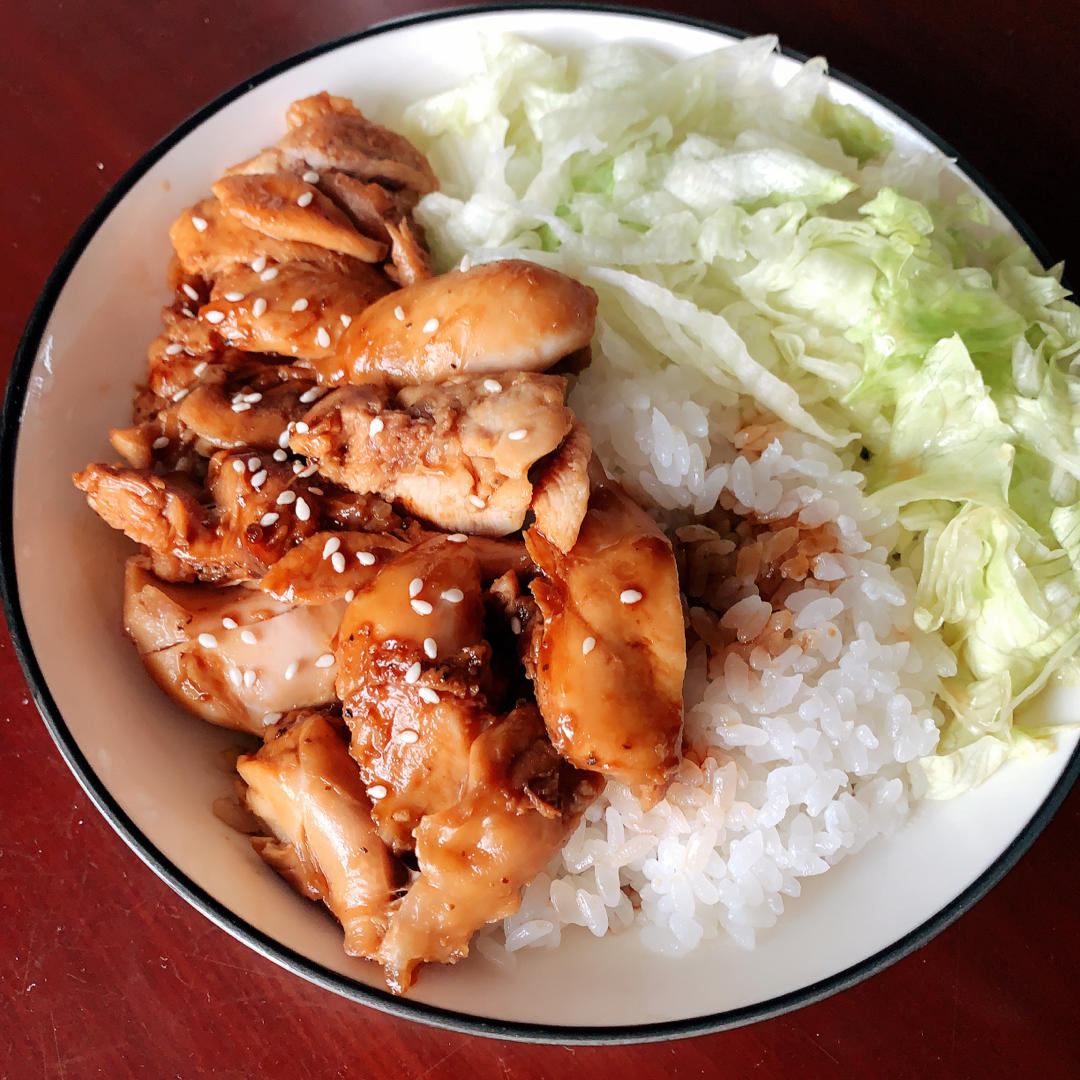 照烧鸡腿饭