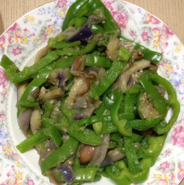 青椒茄子丝