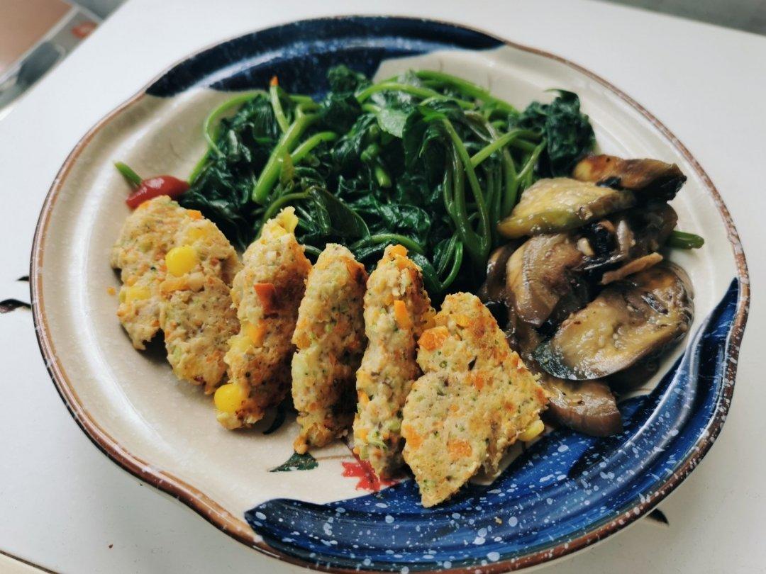 减脂鸡胸肉饼