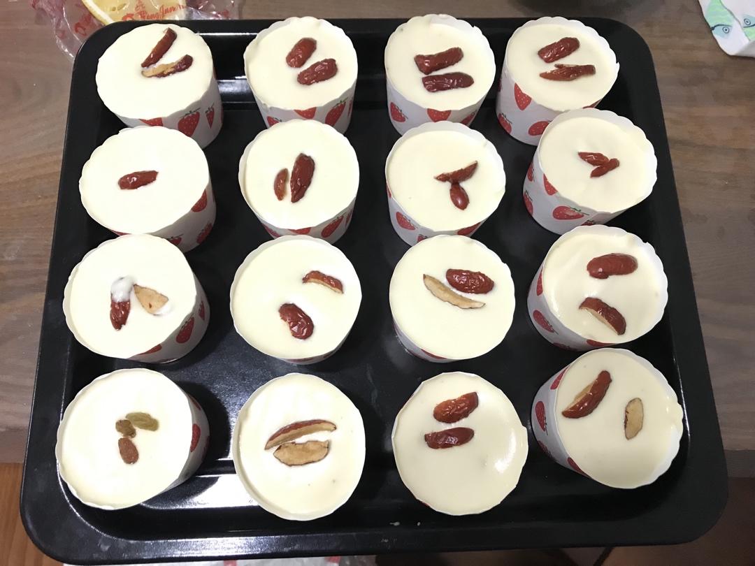纸杯蛋糕 8寸戚风蛋糕的量