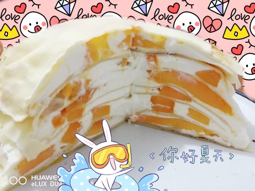 芒果千层蛋糕，100%成功告别煎皮无能