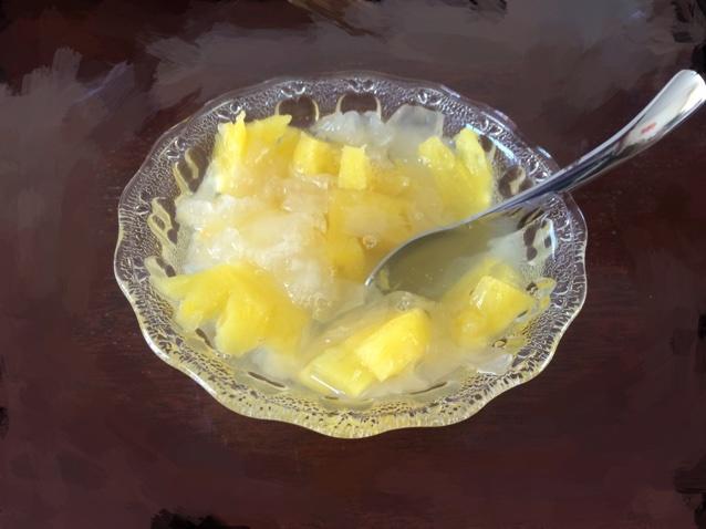 菠萝银耳糖水的做法