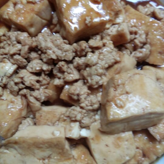 肉末烧豆腐
