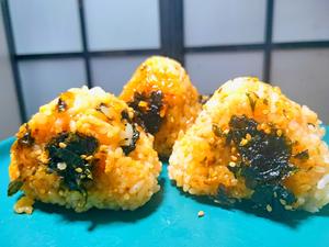 鲜香日式酱油烤饭团的做法 步骤9