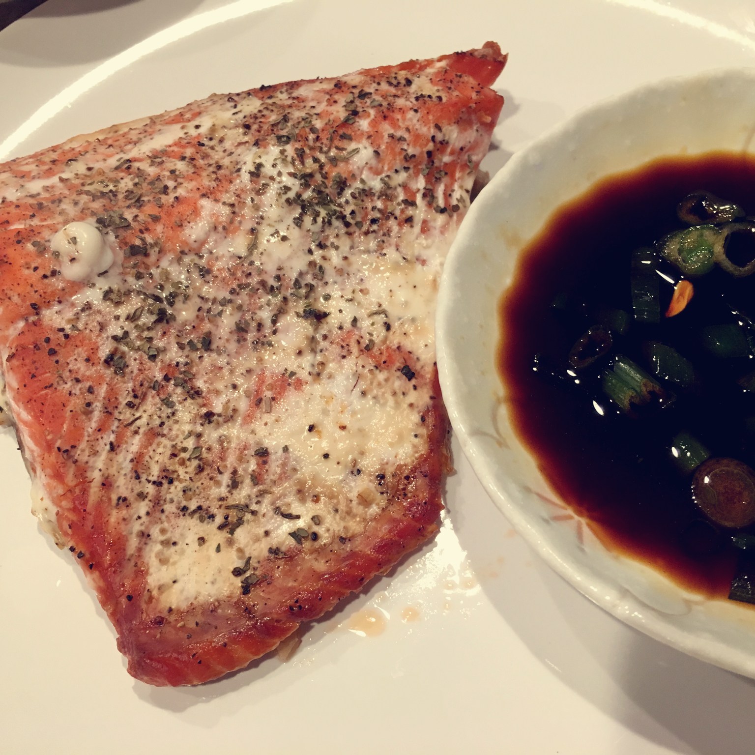 日式烤三文鱼