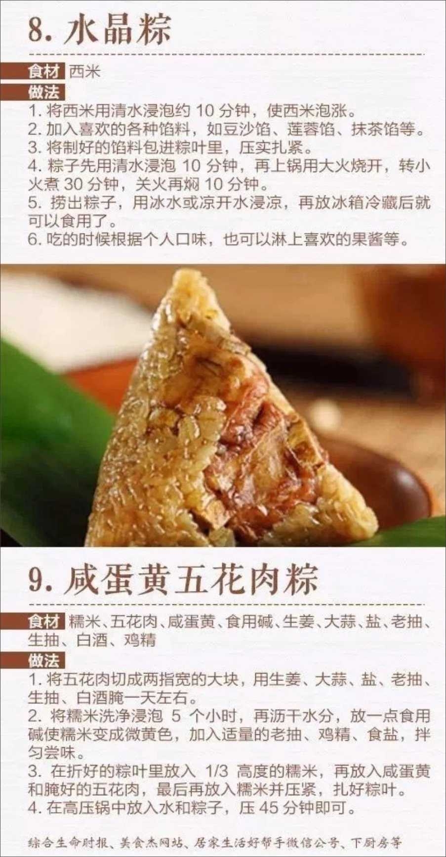 粽子·甜咸汇总（9种内馅6种包法）·箬芒叶的做法 步骤12