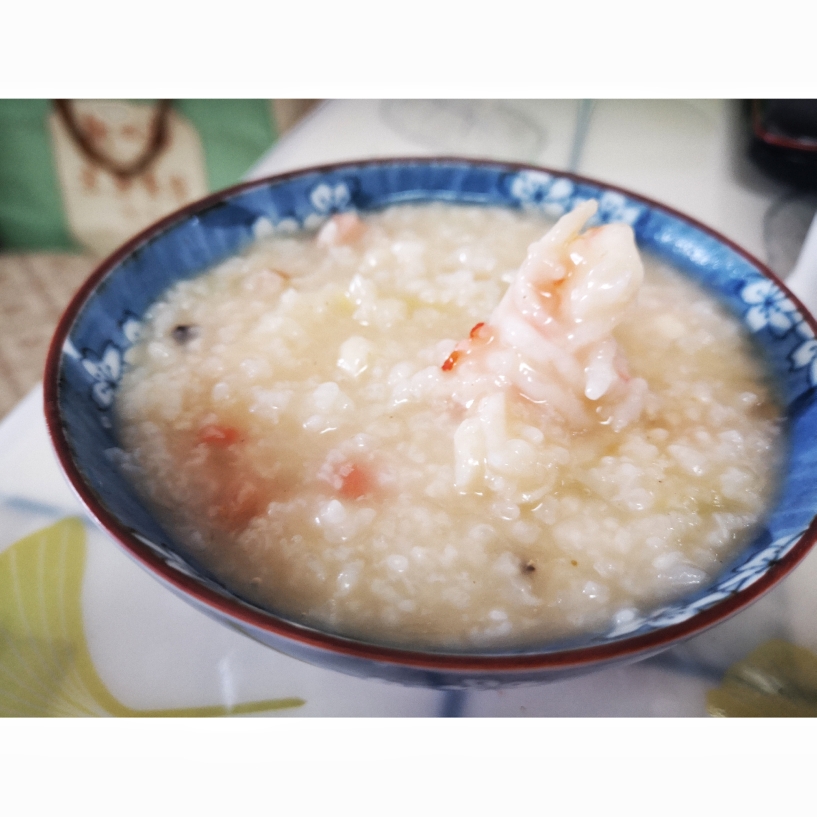 香甜鲜虾砂锅粥（中级学者😆）的做法