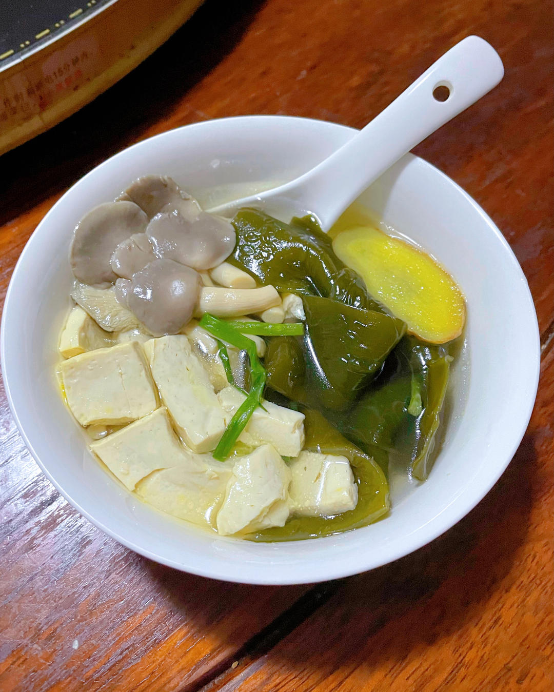 海带凤尾菇豆腐汤🍲