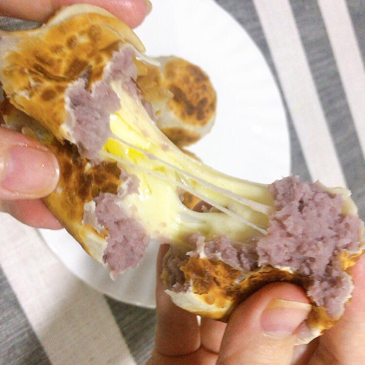 【爆浆紫薯仙豆糕】