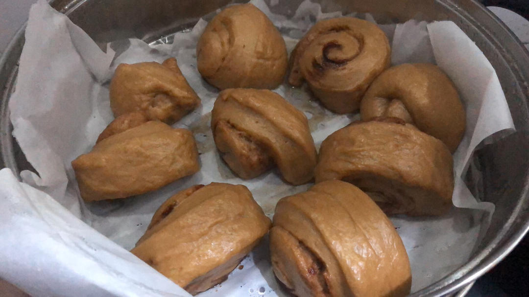 有着面包口感的红糖馒头（一次发酵）