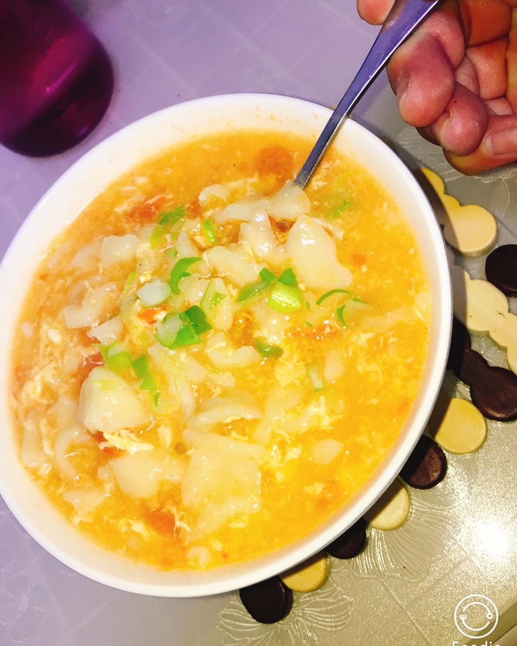 番茄鸡蛋疙瘩面