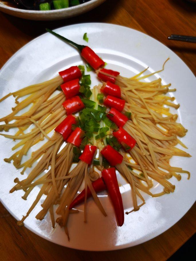 ㊗️新年开运菜🌶炮竹金针菇💥小白零失败