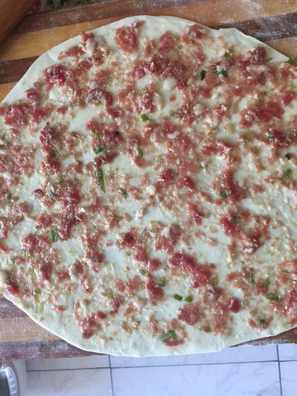 千层馅饼的做法 步骤3