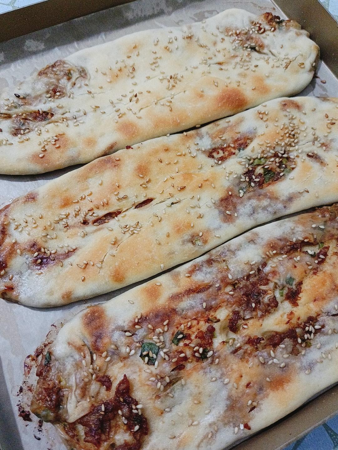 烤箱版鲜肉锅盔