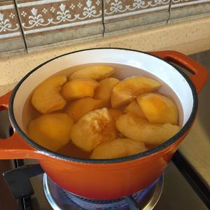 自制黄桃罐头的做法 步骤2