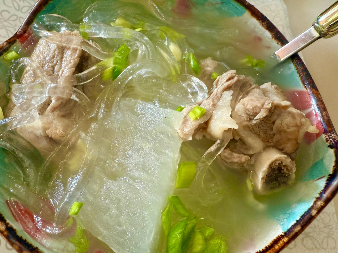 冬瓜排骨汤，夏天的味道