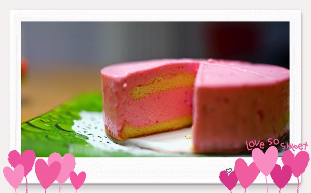 美善品草莓慕斯