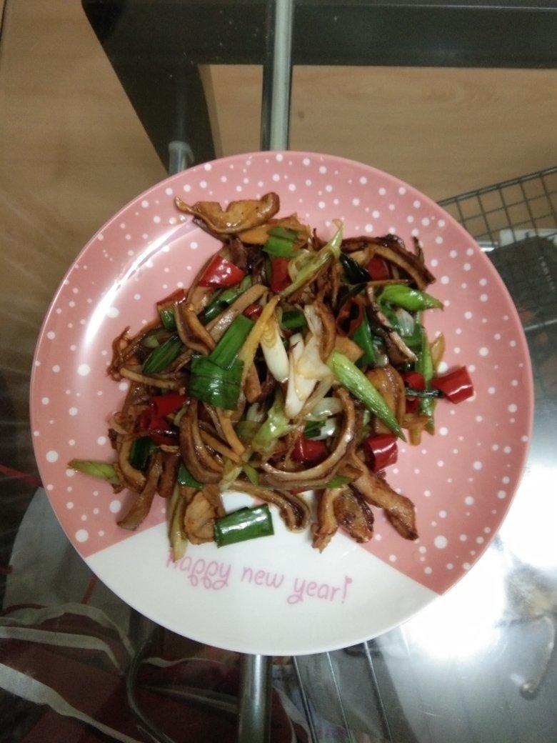 青椒炒肚片