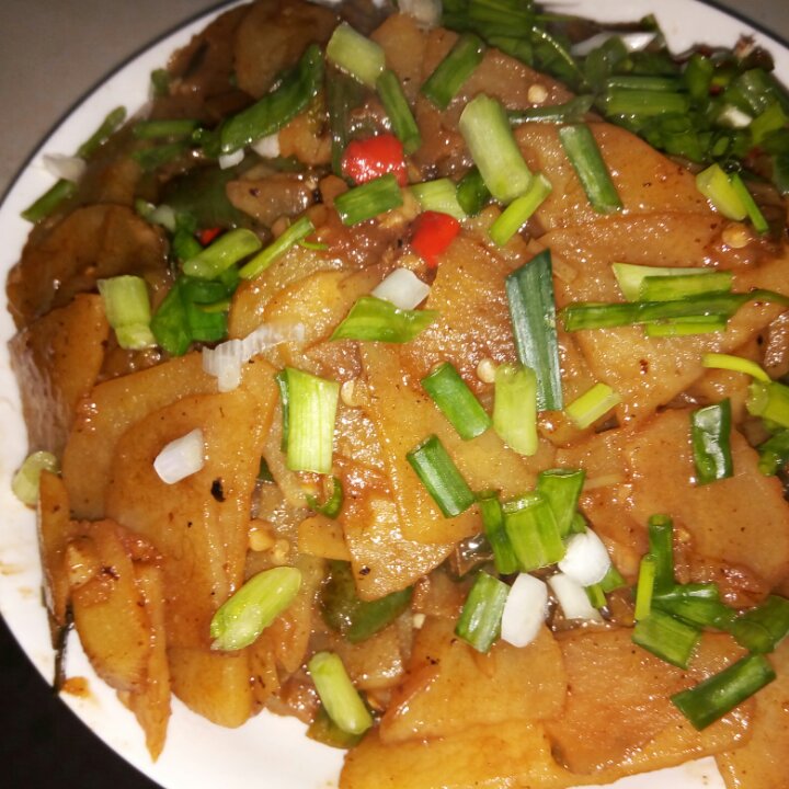 干锅土豆片