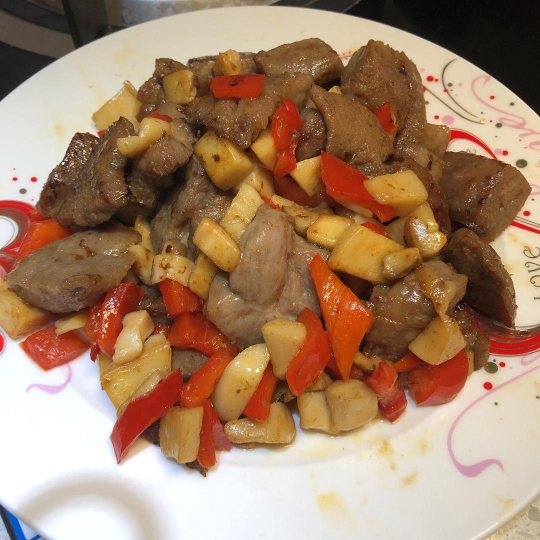 我的轻奢煮艺——杏鲍菇牛肉粒