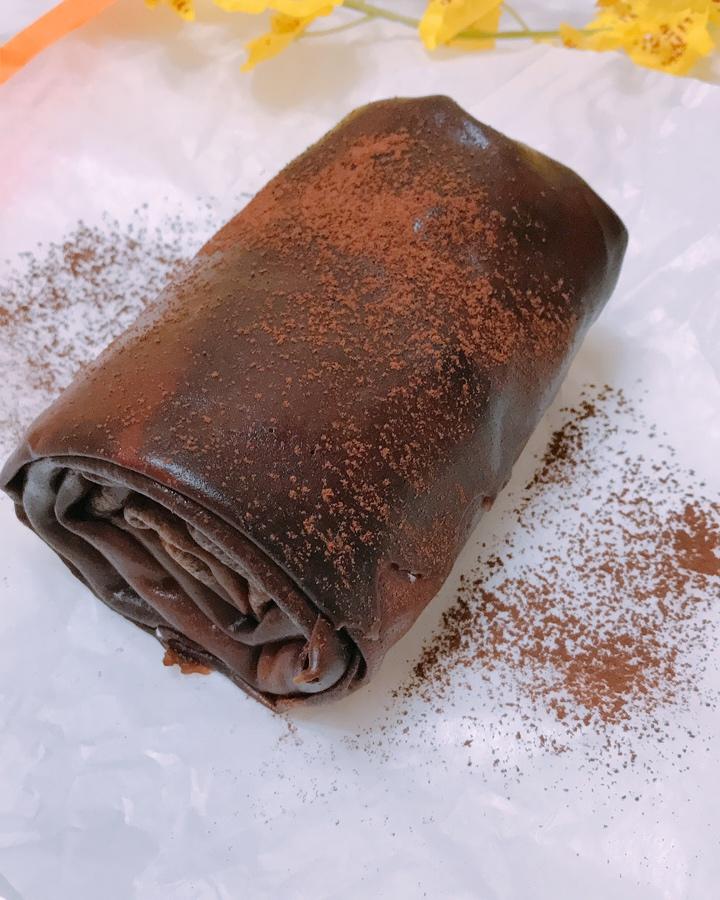 抹茶红豆毛巾卷