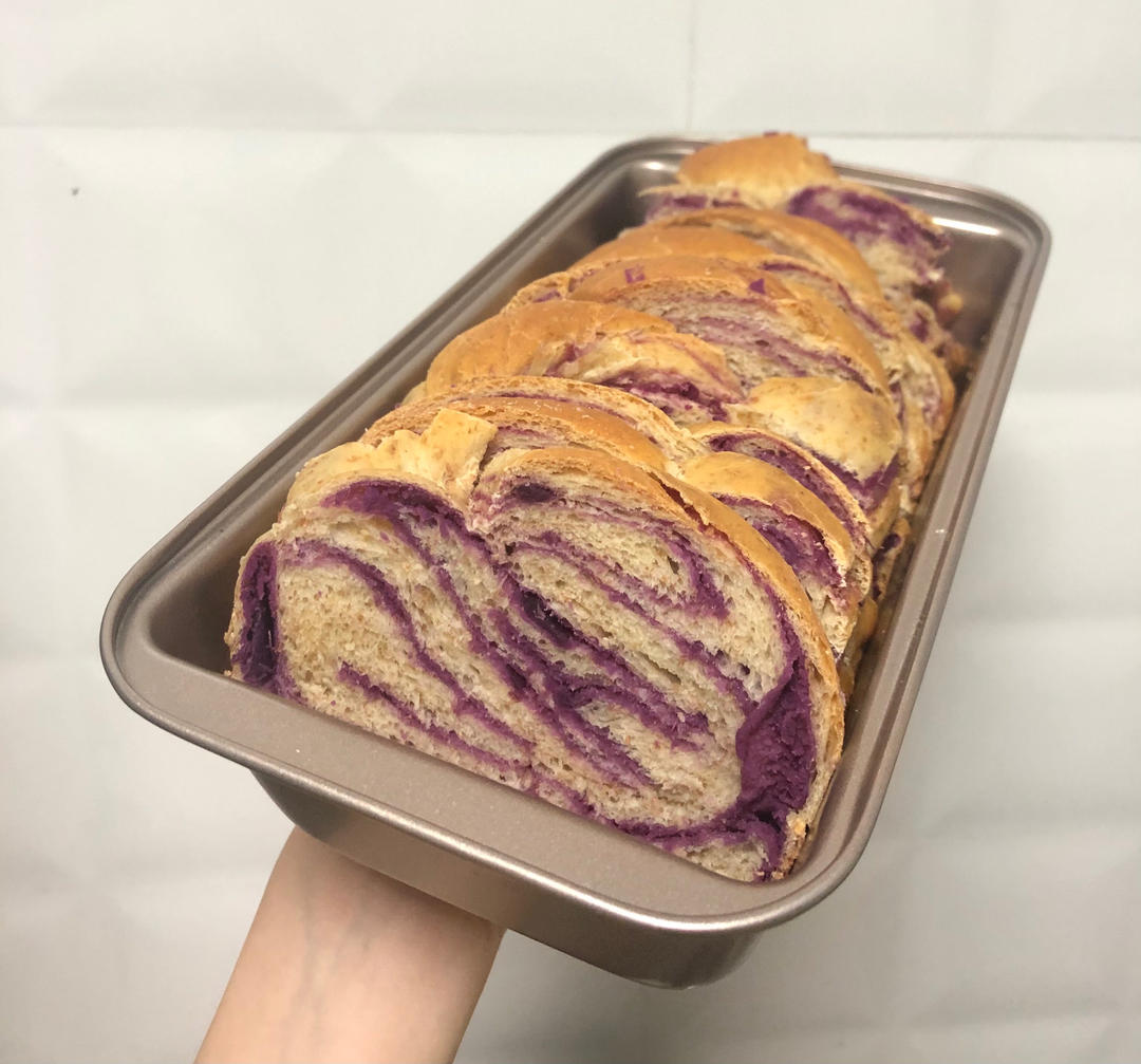 紫薯大理石纹吐司