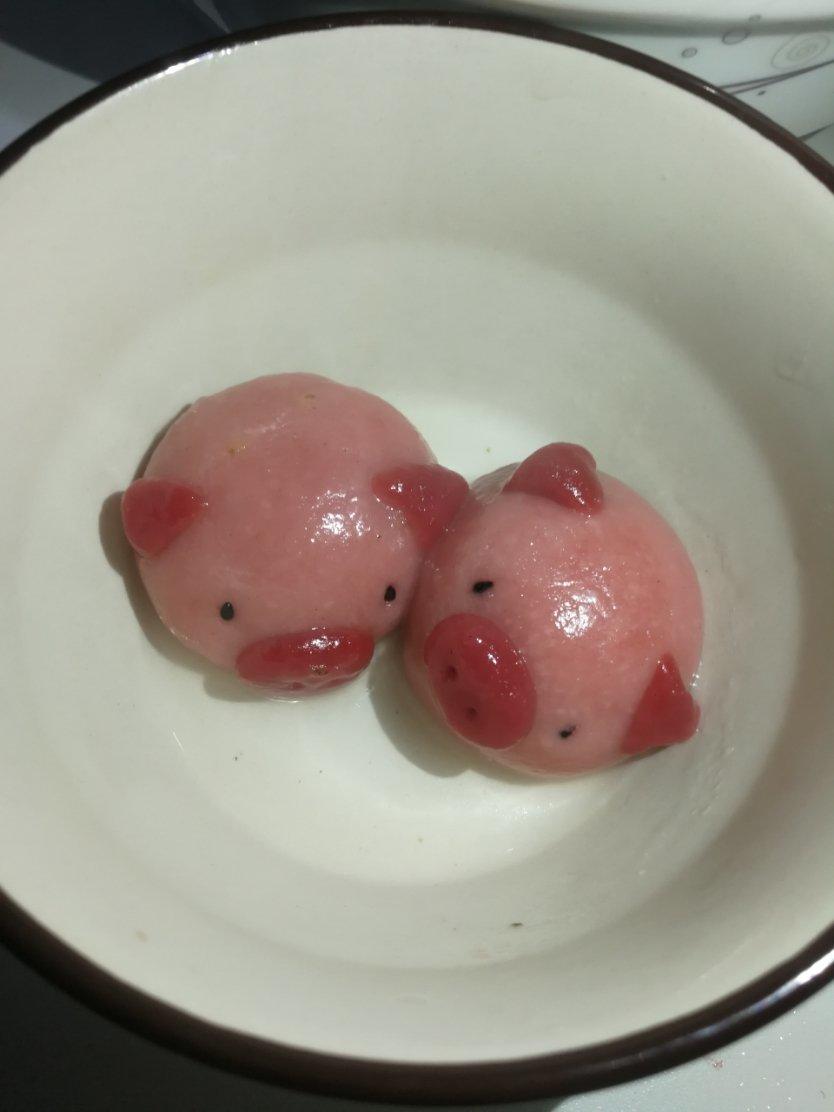 卡通猪猪🐷汤圆
