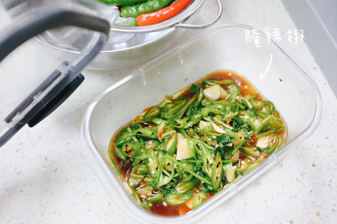 连吃N天都不过瘾‼️香辣爽脆巨开胃〰️腌辣椒