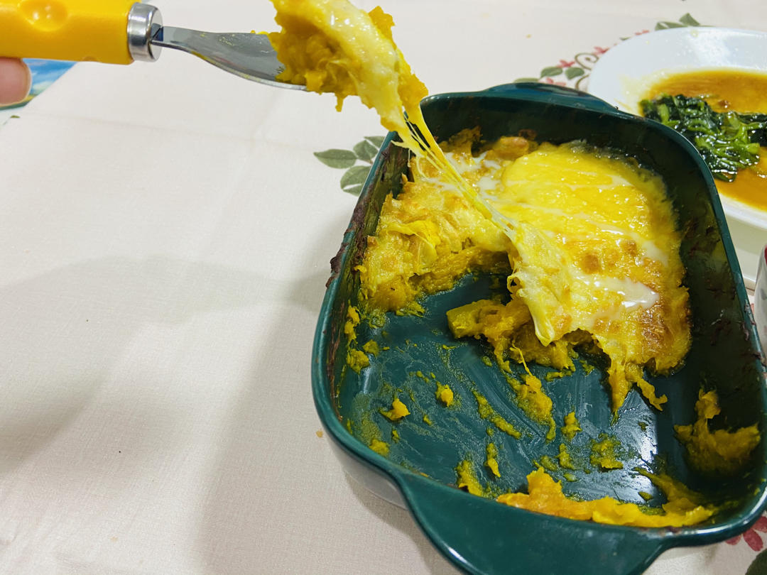 奶香浓郁芝士焗南瓜（简单零失误）