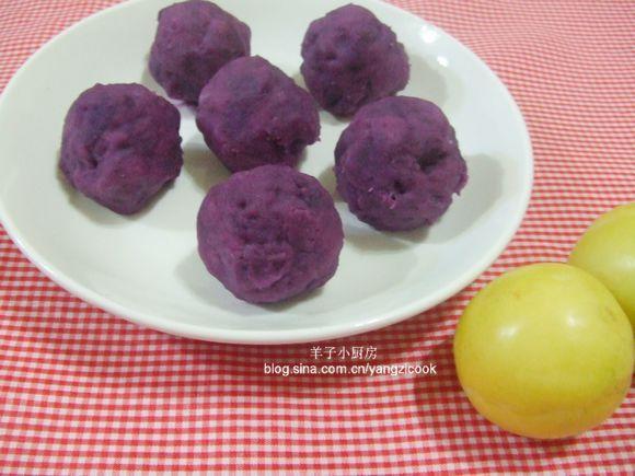 奶酪紫薯球