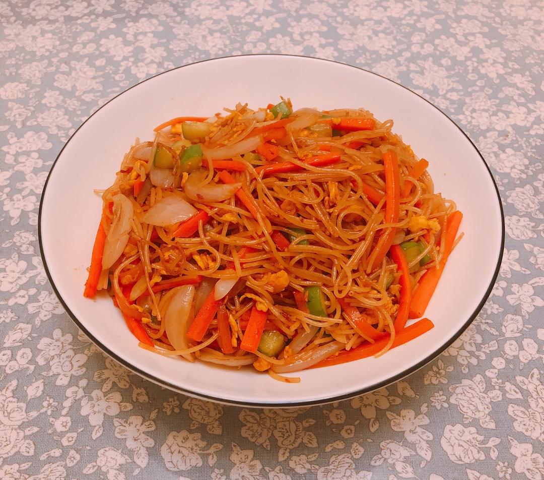 素炒米粉