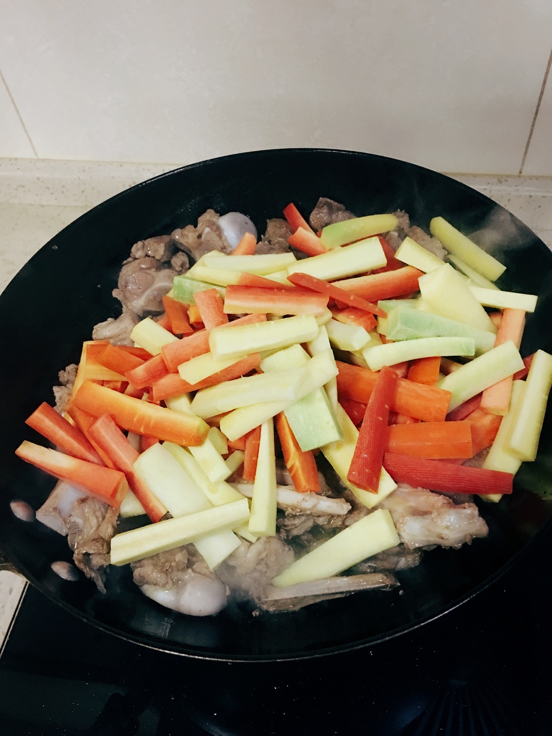 美味新疆羊肉抓饭
               （电饭煲简易版）的做法 步骤5