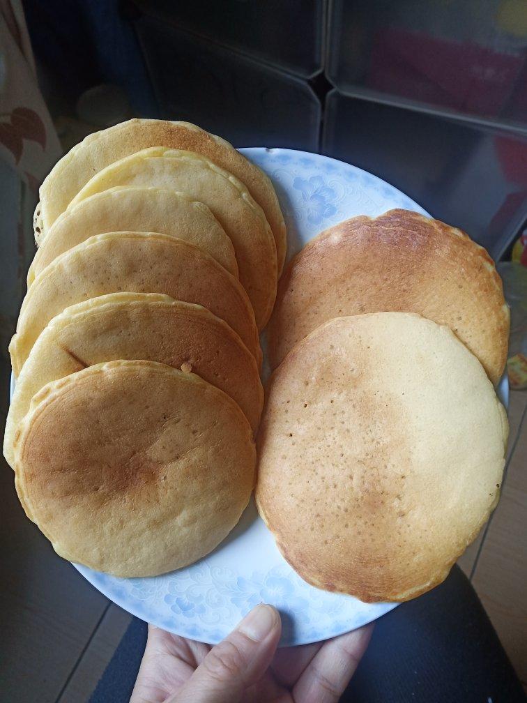 鸡蛋玉米饼（附松饼煎圆的方法）