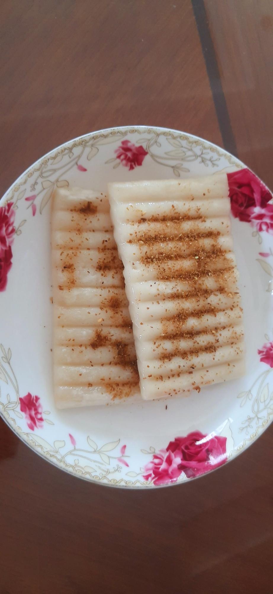 三明治机烤年糕的做法